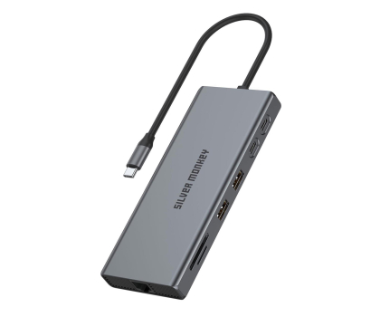 Akcesoria SILVER MONKEY HUB 11in1